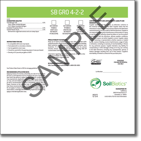 SB GRO 4-2-2