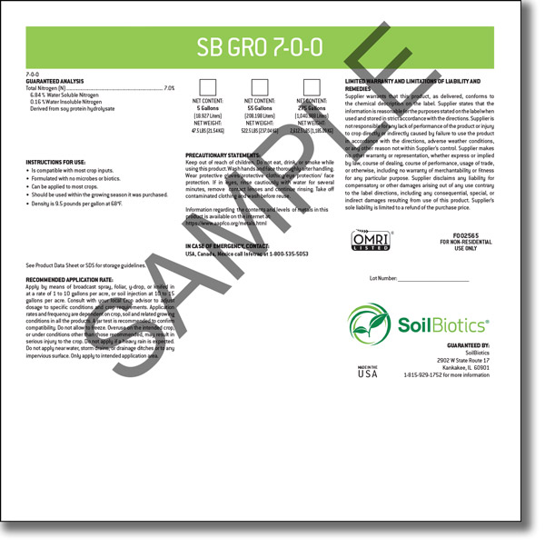 SB GRO 7-0-0